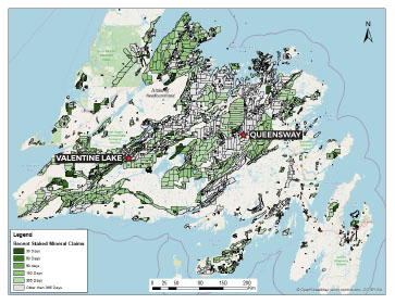 DigiGeoData - NEWFOUNDLAND EXLORATION RUSH 1 DigiGeoData - new staking newfoundland 1